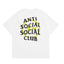 Anti Social Social Club Yellow Circle Logo T-Shirt - White/Black