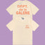 Gallery Dept. DÉPT. de la GALERIE Short Sleeve T-Shirt - Cream/Orange