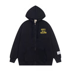 Gallery Dept. Back Logo Graphic Zip-Up Hoodie