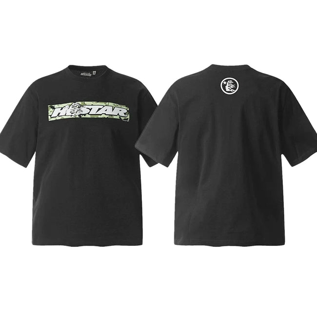 Hellstar Black Front Logo Small Back Emblem Tee Hover Image