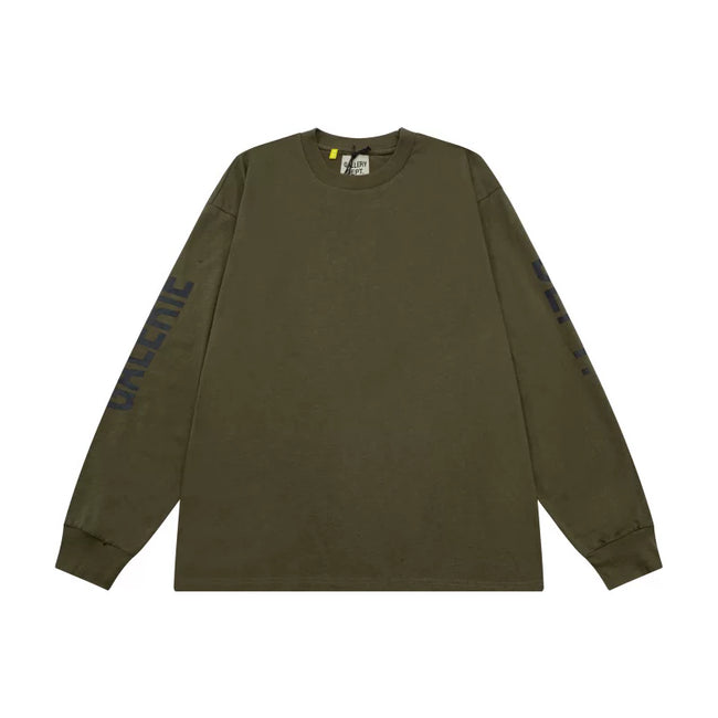 Gallery Dept. Sleeve Logo Graphic Long Sleeve T-Shirt - Army Green Hover Image