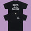 Gallery Dept. DÉPT. de la GALERIE Short Sleeve T-Shirt - Black/White