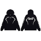 Hellstar Black Line Graphic Hoodie