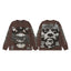 Hellstar Brown Faded Skull Long Sleeve Shirt