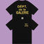 Gallery Dept. DÉPT. de la GALERIE Short Sleeve T-Shirt - Black/Yellow