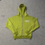 Olive Green Zip-Up Hoodie | Minimalist Streetwear Hoodie with Embroidered Logo Detail