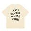 Anti Social Social Club Classic Logo T-Shirt - Cream/Black