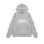 Grey Vintage Graphic Hoodie – Oversized Streetwear Pullover Sweatshirt
