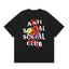Anti Social Social Club Multi-Color Scribble Logo T-Shirt - Black