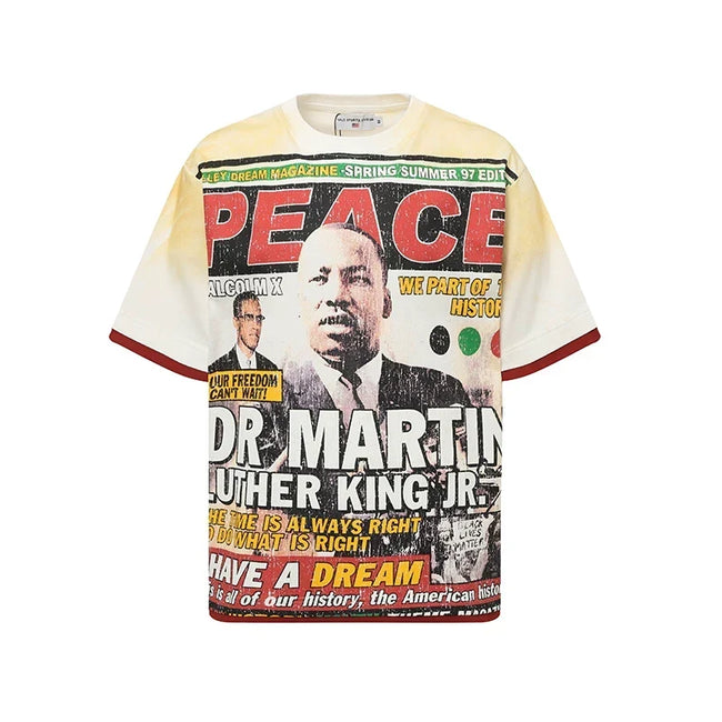 Valleydream Cream MLK I Have A Dream Vintage Graphic Tee Hover Image