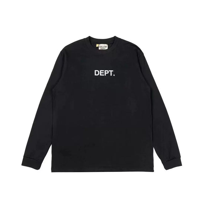 Gallery Dept. Minimalist DEPT. Logo Long Sleeve T-Shirt - Black/White Hover Image