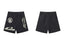 Hellstar Black Nylon Quick Dry Shorts