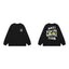Anti Social Social Club Yellow Circle Logo Long Sleeve T-Shirt - Black