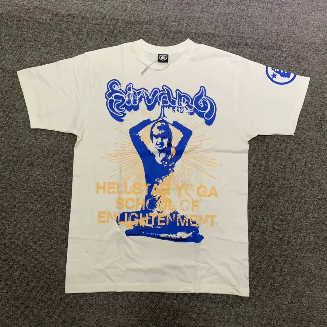 Hellstar Yoga Enlightenment Cream T-shirt