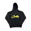 Black Script Logo Hoodie – Oversized Streetwear Pullover Sweatshirt