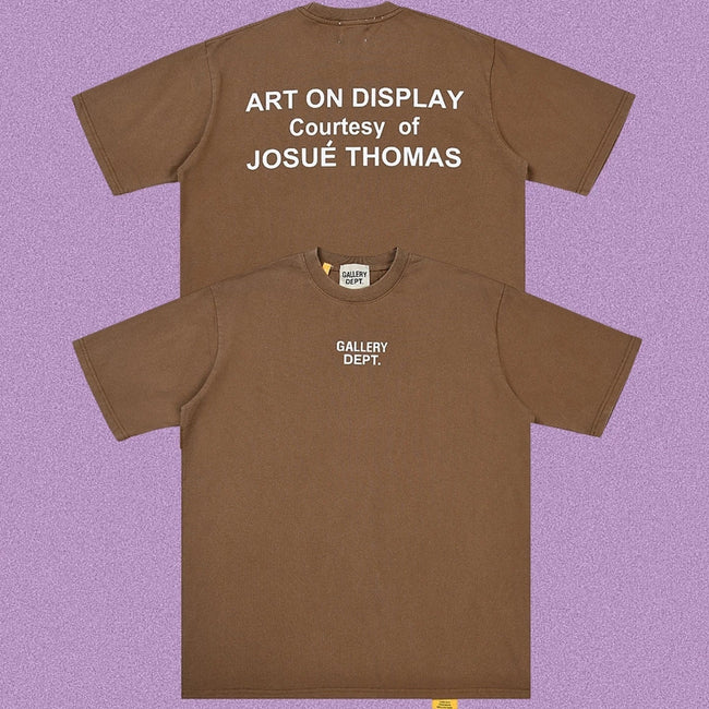 Gallery Dept. Art On Display Short Sleeve T-Shirt - Brown Hover Image