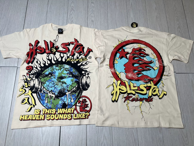 Hellstar Earth Globe Vintage Graphic Tee Hover Image
