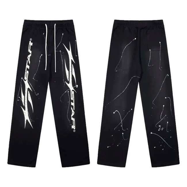 Hellstar Black STAR Sweatpants Hover Image
