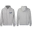 Gallery Dept Heather Grey Navy Blue Logo Full Zip Up Hoodie