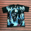 Valleydream Black Lion Flame Vintage Graphic Short Sleeve T-Shirt