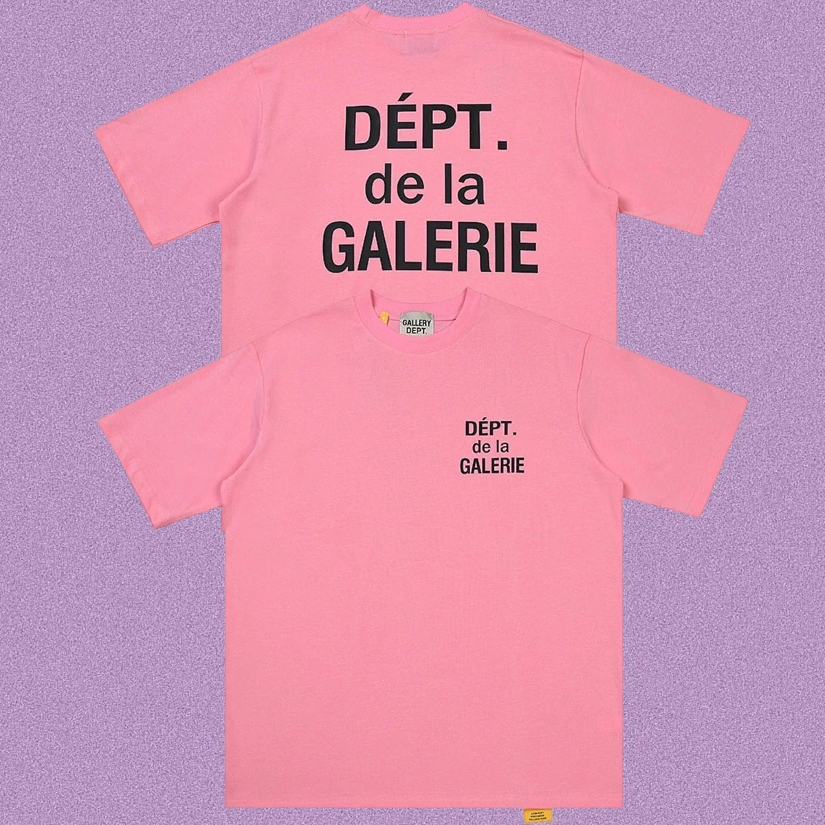 Gallery Dept. DÉPT. de la GALERIE Short Sleeve T-Shirt - Pink/Black