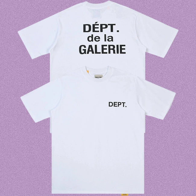 Gallery Dept. DÉPT. de la GALERIE Short Sleeve T-Shirt - White/Black Hover Image
