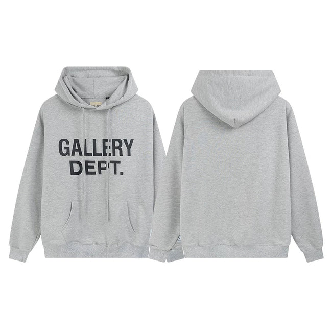 Gallery Dept Big Logo Grey Hoodie Hover Image