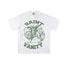 SAINT VANITY Winged Creature Graphic Short-Sleeve T-Shirt - White / Green