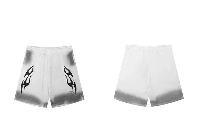Hellstar Black Minimal Print Shorts Hover Image