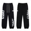 HELLSTAR Black Flame Print Jogger Pants