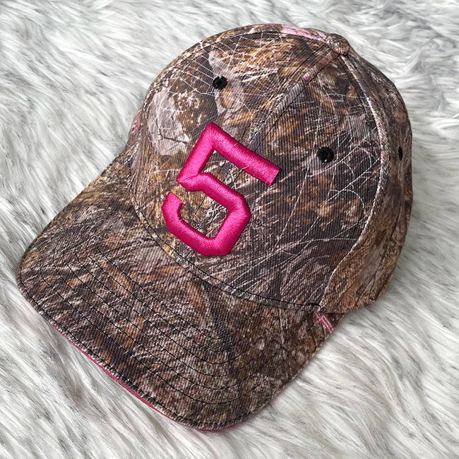 Hellstar Camo Pink Number 5 Flat Brim Cap Hover Image