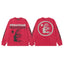 Hellstar Red Sports Flame Portrait Long Sleeve Tee