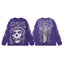 Hellstar Purple Skull Mercy Graphic Long Sleeve Tee