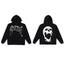 Revenge Screaming Skull Arch Logo Pullover Hoodie black