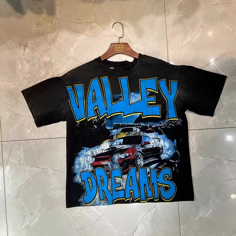 Valleydream Black Valley Dreams   Retro Graphic T-Shirt