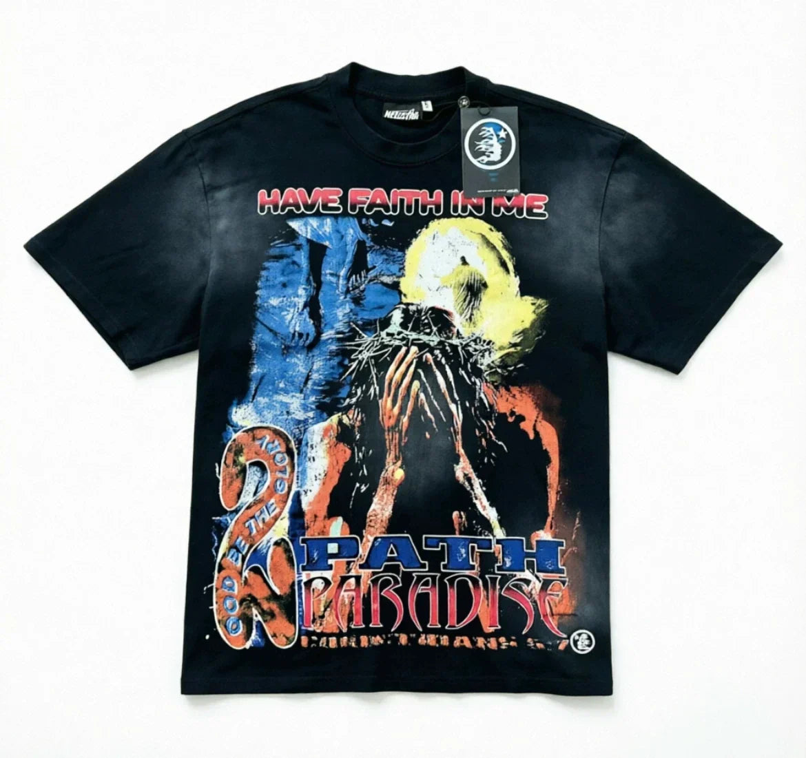 Hellstar Have Faith In Me Path Paradise Black T-shirt