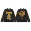 Hellstar Black Peace Flame Graphic Long Sleeve Tee