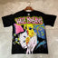 Valleydream Black Colorful Pop Art Figure Vintage T-Shirt