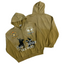 Valé Sport Equestrian Olympic‑Crest Zip‑Up Hoodie, Unisex Khaki Vintage Streetwear Jacket