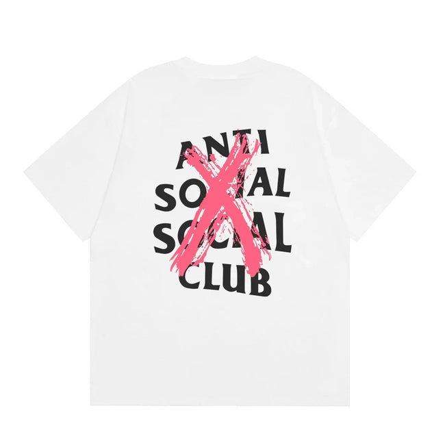 Anti Social Social Club Red X-Cross Logo T-Shirt - White Hover Image