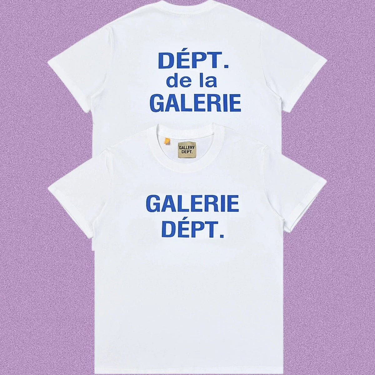 Gallery Dept. Galerie Dépt. Short Sleeve T-Shirt - White/Blue