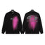 Hellstar Black Pink Drip Studios Logo Long Sleeve Tee