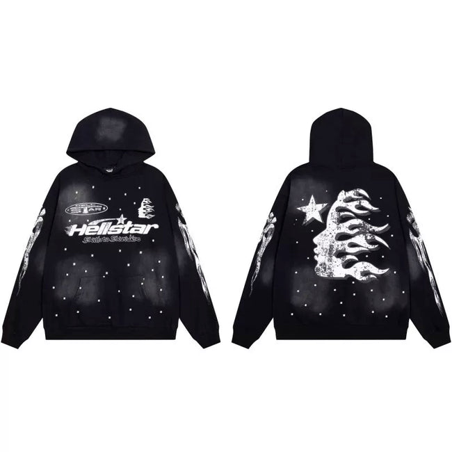 Hellstar Black Holister Star Hoodie Hover Image