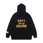 Gallery Dept. Back Logo Graphic Zip-Up Hoodie