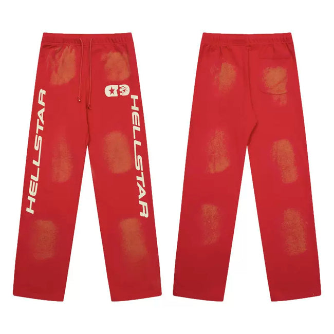 Hellstar Red Distressed HELLSTAR Sweatpants Hover Image