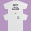 Gallery Dept. DÉPT. de la GALERIE Short Sleeve T-Shirt - White/Black