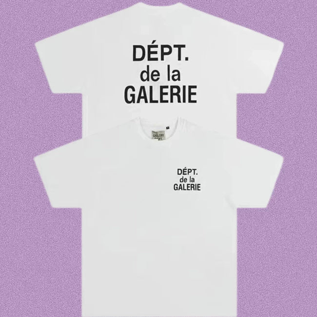 Gallery Dept. DÉPT. de la GALERIE Short Sleeve T-Shirt - White/Black Hover Image