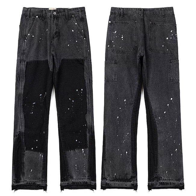 Gallery Dept. Vintage Distressed Straight-Leg Denim Jeans Hover Image