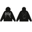Revenge x Playboy Rhinestone / Outline Bunny Arch Logo Pullover Hoodie Black