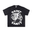SAINT VANITY Vintage Winged Graphic Short-Sleeve T-Shirt - Black